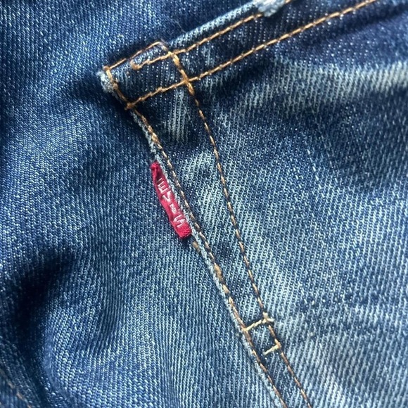 LEVIS Vintage 501 Big E Redline Selvedge Denim Jeans Japan (31x30/fits 29) - Picture 4 of 8